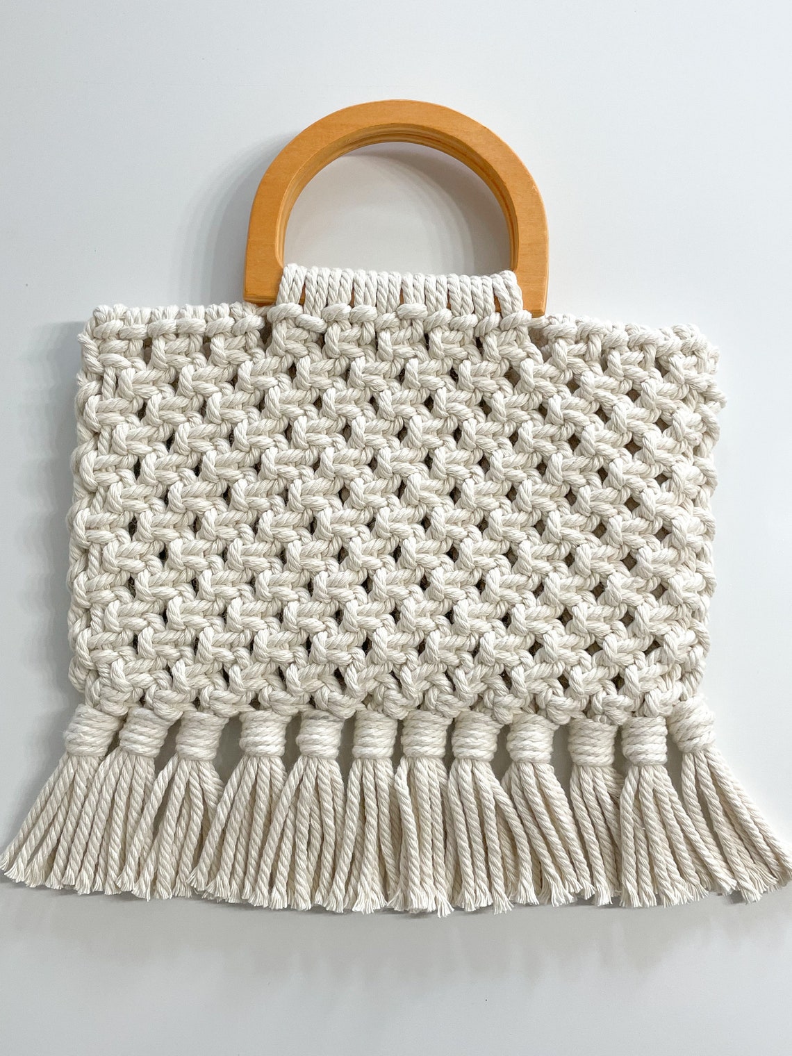 Macrame Bag Macrame Handbag Handmade Bag Handmade Handbag Etsy