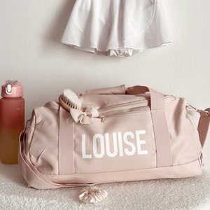 Sac de sport enfant personnalisé Rose | Sac de sport enfant personnsalise | sac rose | cadeau enfant personnalise | sac enfant personnalise