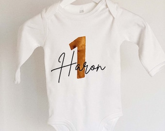 Personalized birthday body| personalized body baby | Personalized baby gift| Body first anniversary | Baby birthday gift