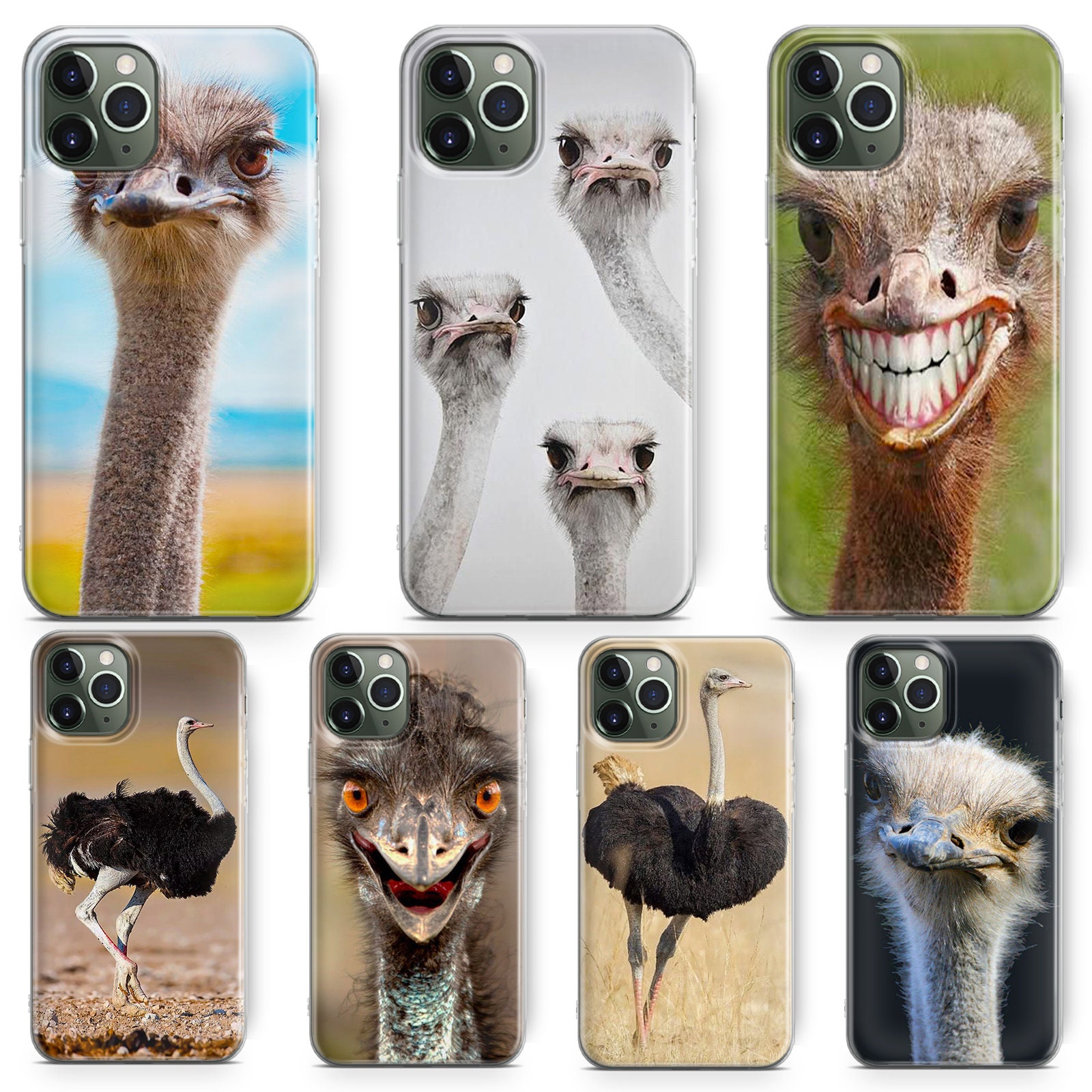 Real Ostrich iPhone Case For iPhone 15 Pro Max - Everweek