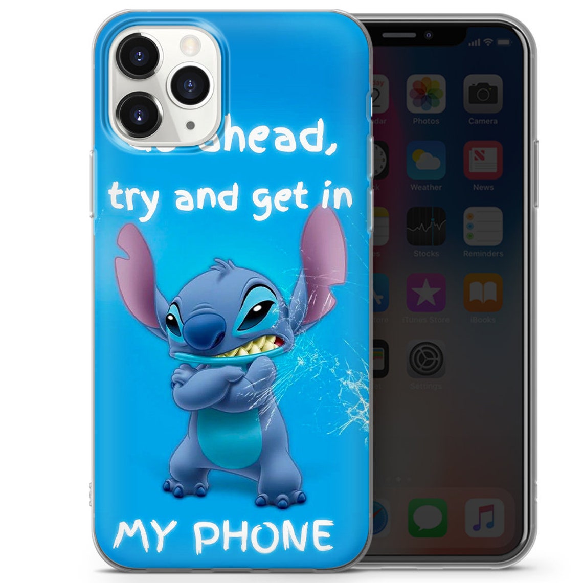 Lilo and Stitch Phone Case for Iphone 13 12 11 X Xs Xr 8 7 Etsy