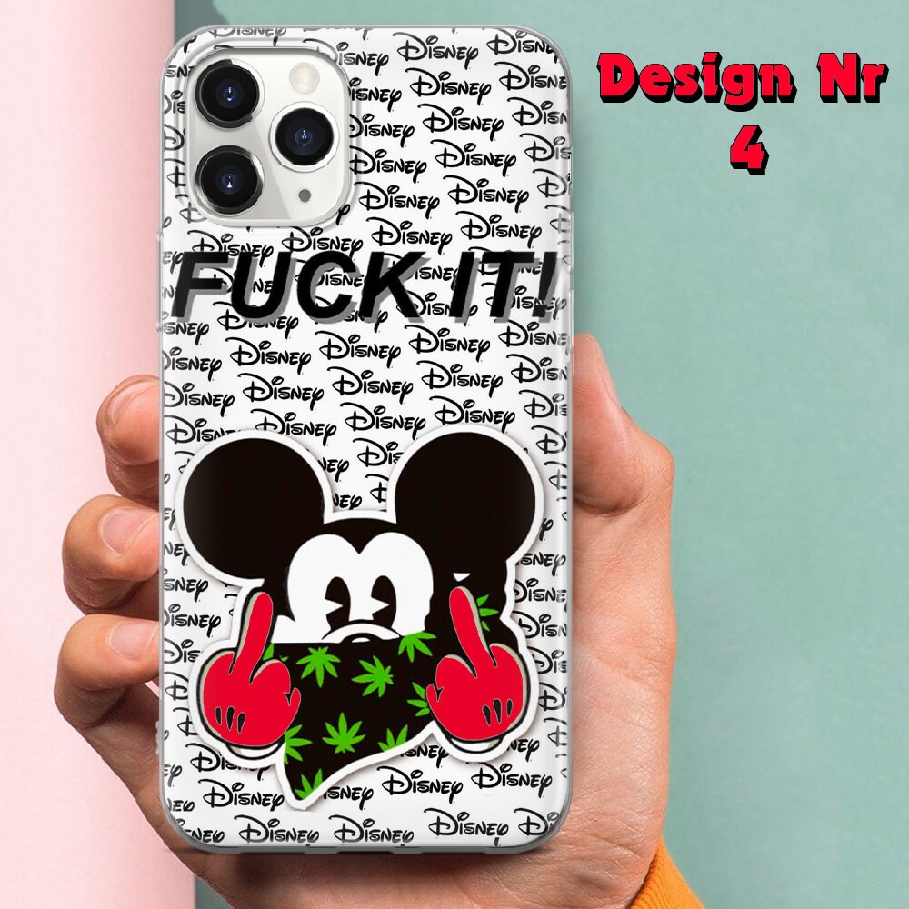 Mickey Mouse Phone Case Middle Finger Phone Cover For Iphone Etsy Canada