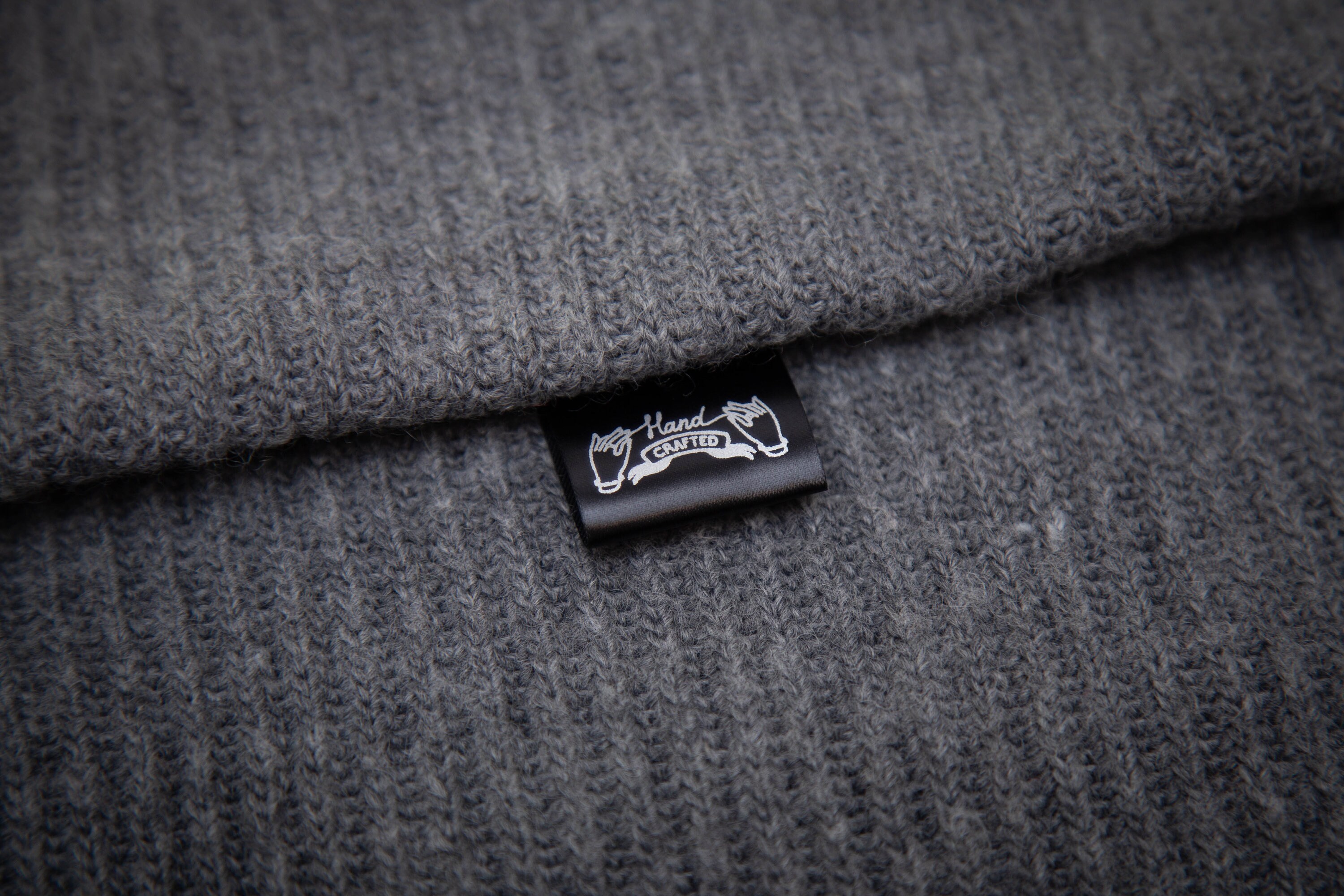 Custom Fabric Labels 100 Black SATIN Apparel Labels PRECUT 