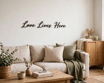 Custom 3D Printed Letters - Personalized Name Sign - 3D Wall Letters - MORE LOVE Sign - Custom Text - Nursery Decor - PLA