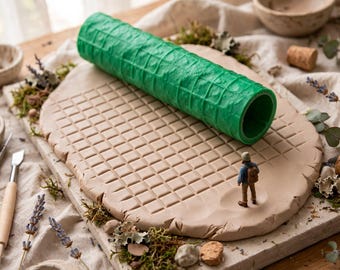 Texture Roller for Diorama, Miniature Terrain Roller, Model Making Tool, XPS Foam Texture Roller, Clay Roller, 3D Printed Terrain Tool