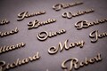 Laser Cut Wood Wedding Place Cards | Personalized Name Table Decor product logo