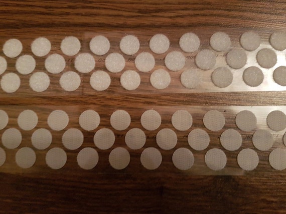 ALFATEX® SUPPLIED BY VELCRO® 16mm DOTS BLACK SELF ADHESIVE COINS