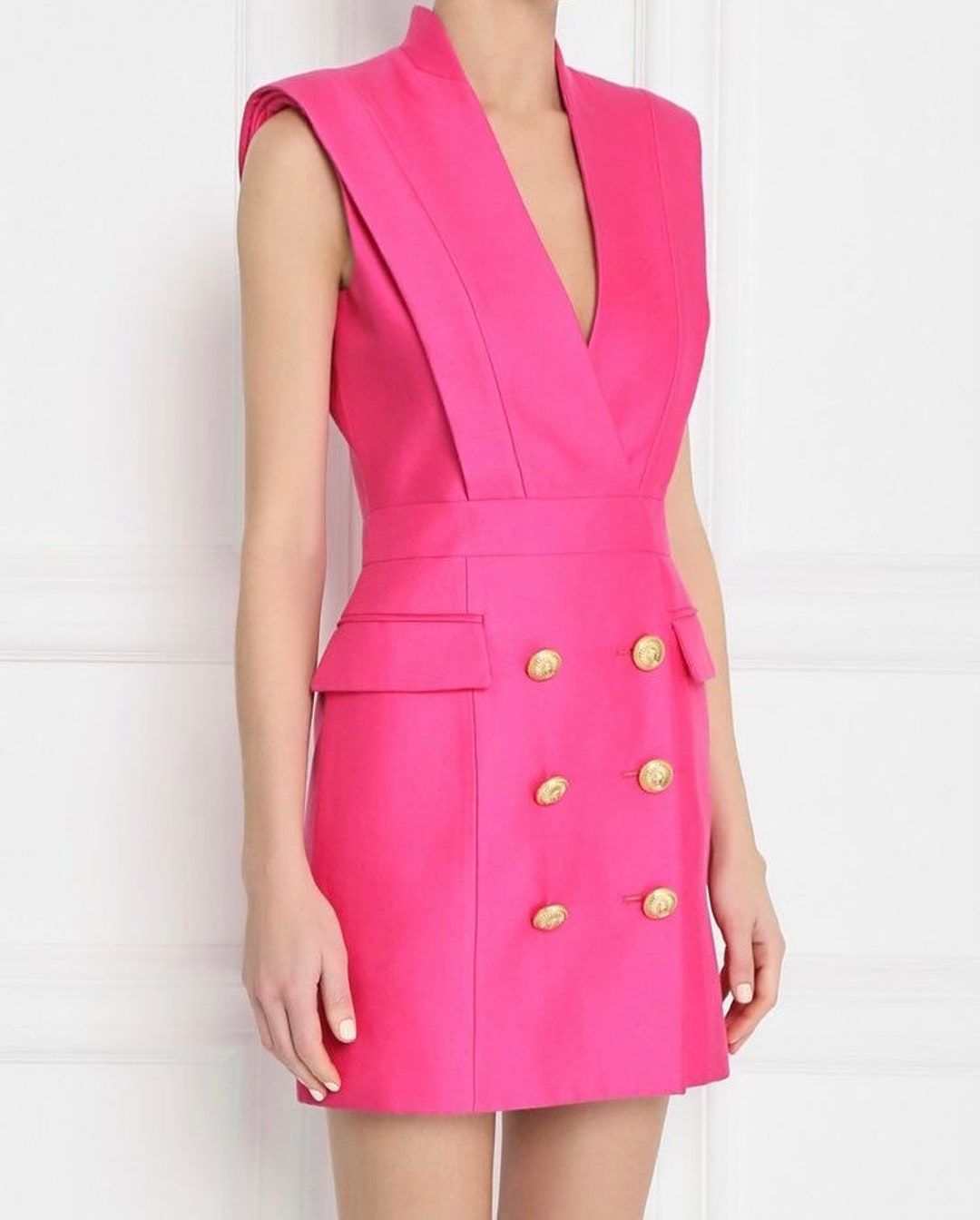Pink Dress, Black Dress, Black Jacket Dress, Pink Jacket Dress, Jacket