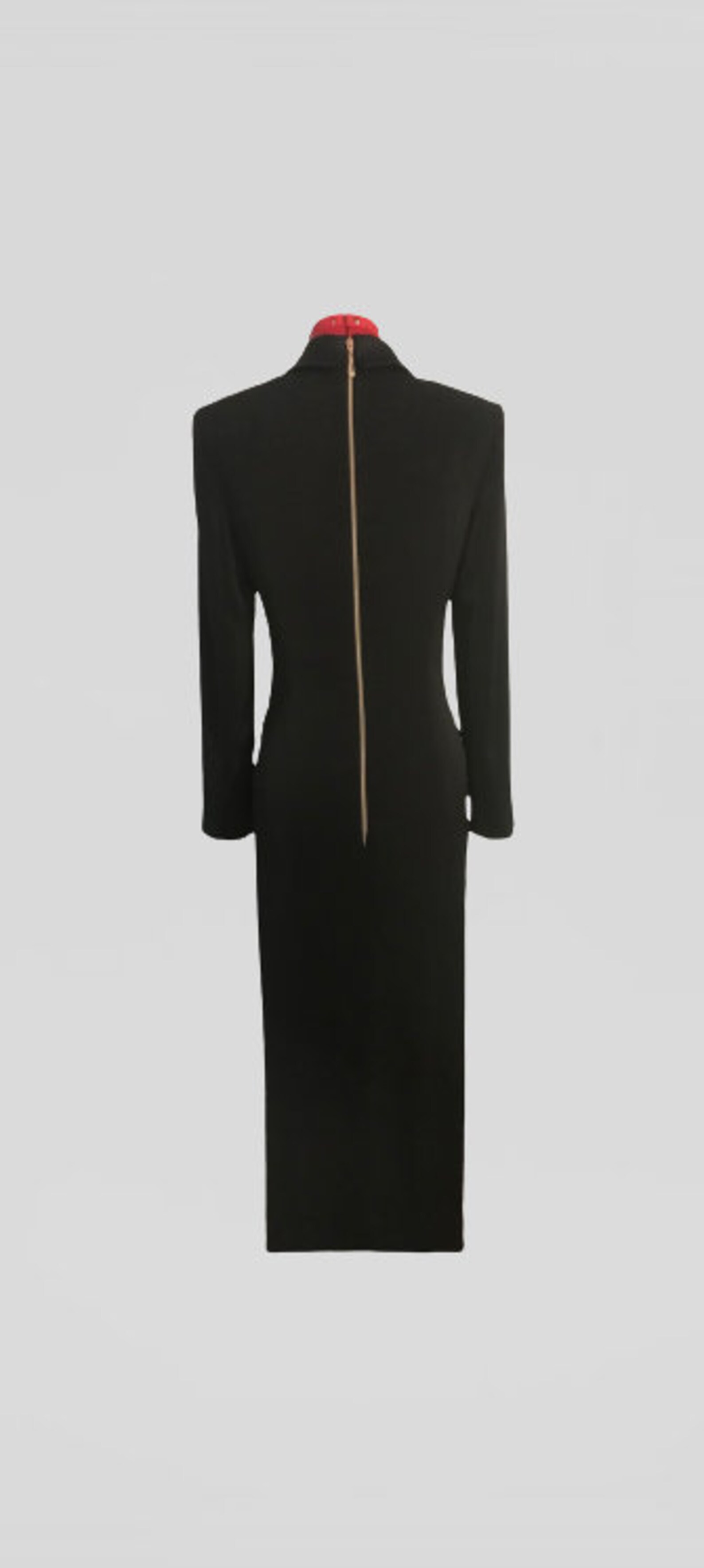 Tuxedo Black Dress Black Jacket Dress Tuxedo Jacket Dress Etsy