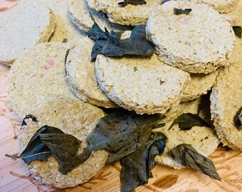 Basil Tarts- Healthy handmade treats for rabbits & guinea pigs