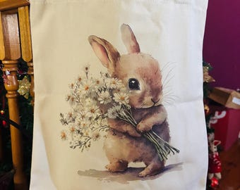 bunny tote bags