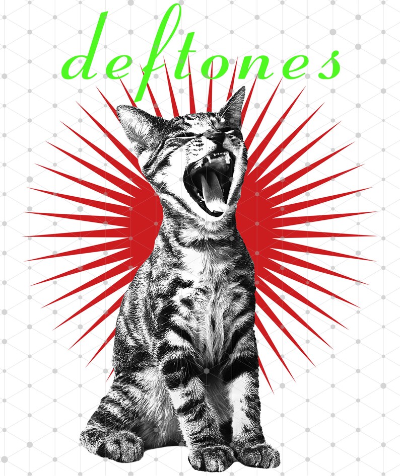 4 File Deftones Cat Png Deftones Around the Fur Deftones Etsy