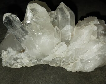 Quartz Cluster Geode, Clear Quartz!