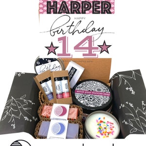 14th Birthday Gift Box: Vegan Spa Set for Teenage Girl
