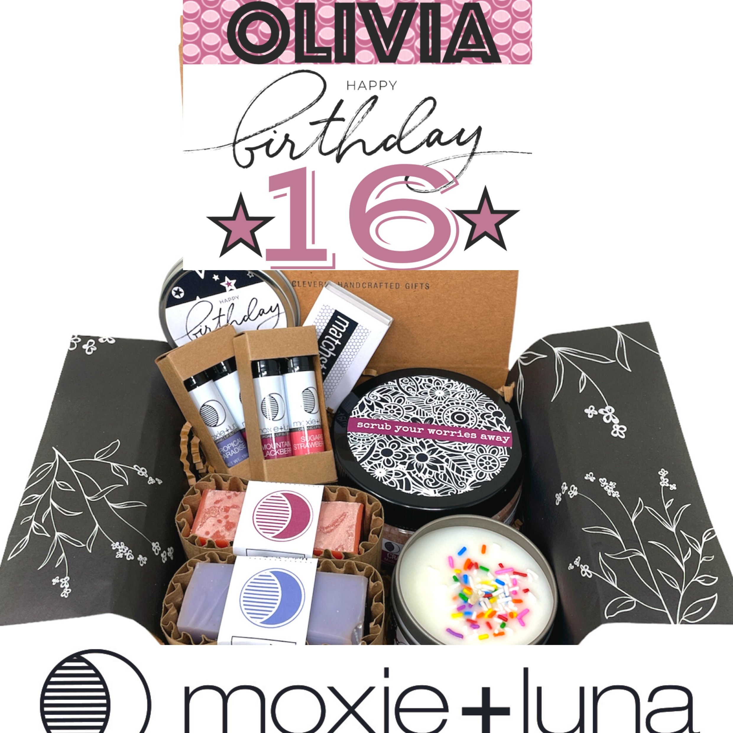 16th BIRTHDAY GIFT Box Girl, 16th Birthday Gift, 16th Girls Hamper