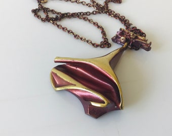 Lapponia - Björn Weckström - Flame Bronze 'Bethlehem Steel' - Hanger met Ketting - Finland