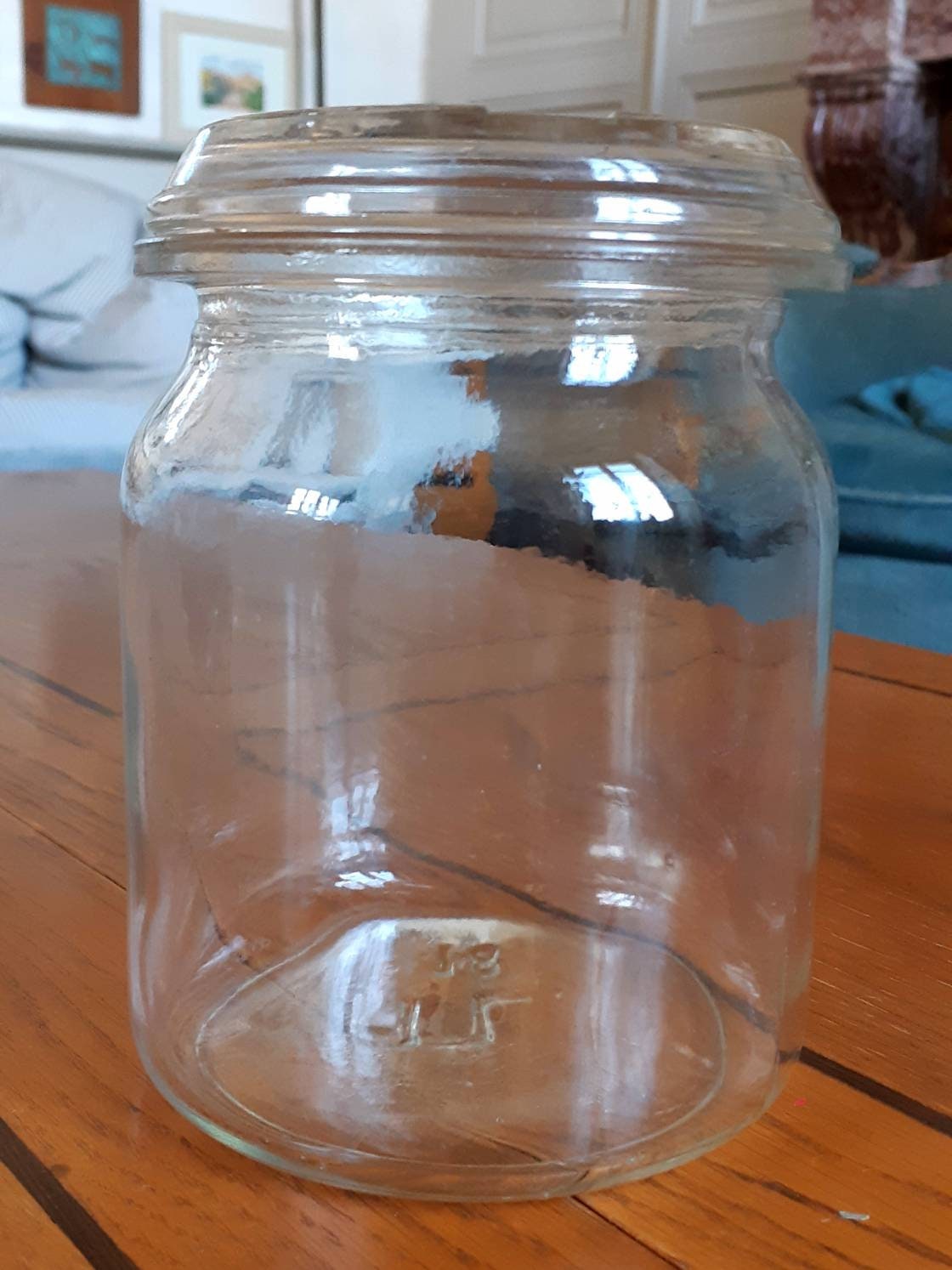 Bocal à Conserves en Verre, Vintage Français