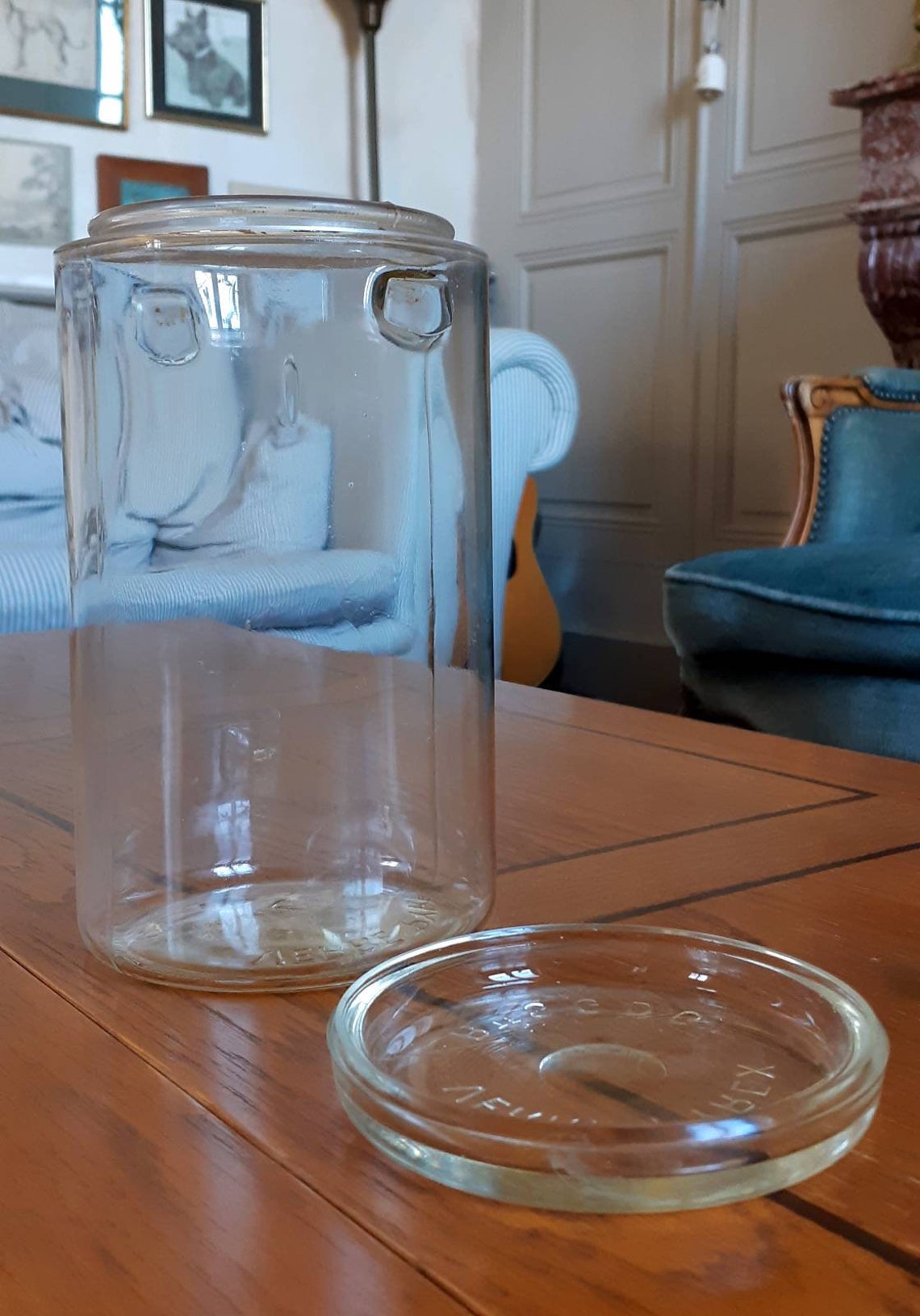 Pyrex canned jar vintage French Etsy