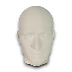 Man Head 10” 25.4 cm, Art decor, Great tool for artist