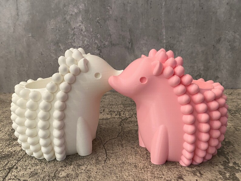 Cute Hedgehog Planter Vase Succulent Etsy