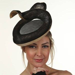 ALEAH / Fascinador de sombrero de alta costura / Sombrero de fiesta de té para mujer / Sombrero Kentucky Derby / Sombrero de fiesta de bodas / Sombrero de iglesia / Regalo del Día de las Madres