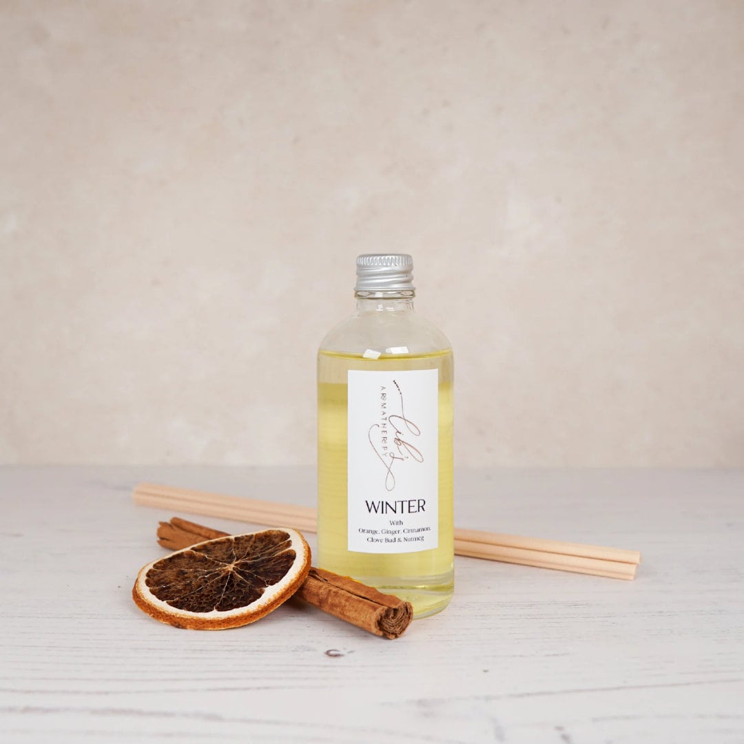 Winter Reed Diffuser Refill With Orange, Ginger, Cinnamon, Clove ...