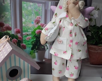 Sleepy angel toy_interior angel_linen toy friend_cute doll_soft toy_eco toy_handmade interior doll_doll_tilda toy_sleep talisman
