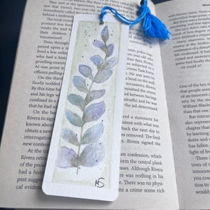 Handpainted Flower Watercolor Bookmark - Original Floral Painting