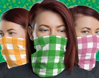 Mable Sable Labelle Animal Crossing Cloth Face Mask Cover Neck Gaiter