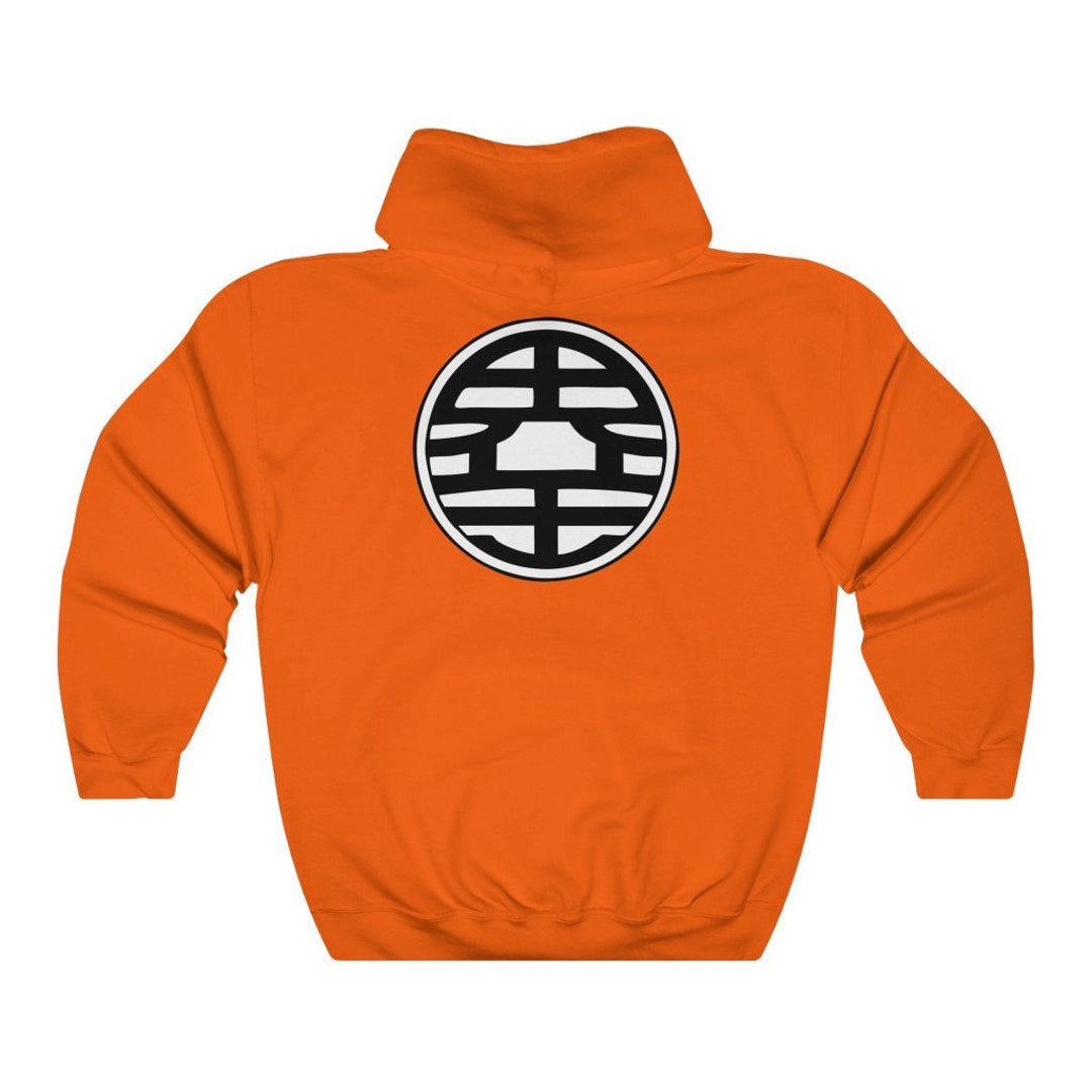 Classic King Kai Goku Gi Design on Back Only Hoodie Etsy