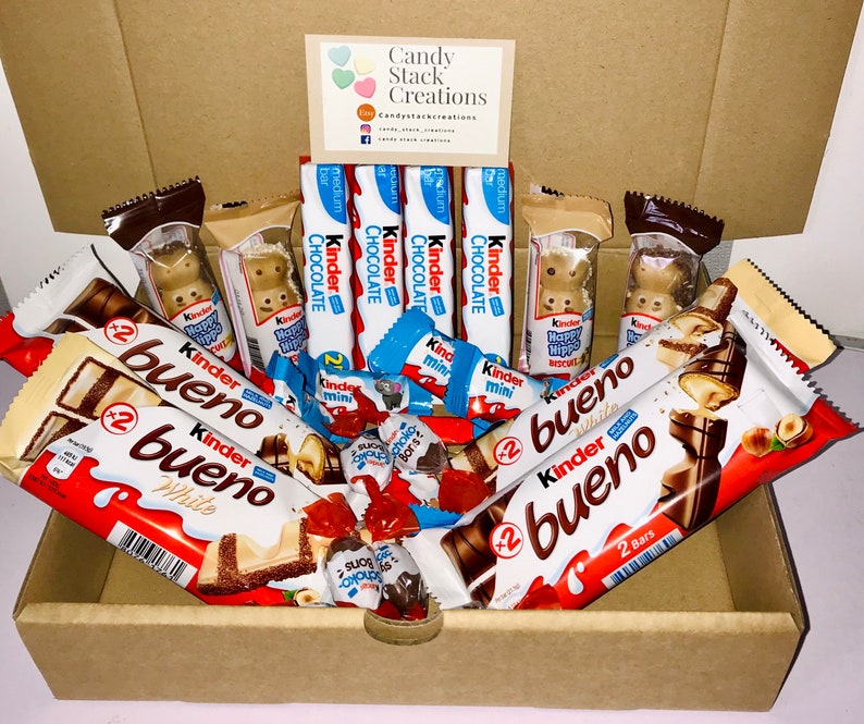 Kinder Chocolate lovers hamper / gift box happy birthday