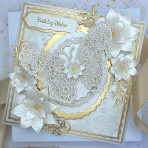 Striking Handcrafted Bespoke Boxed Birthday Card