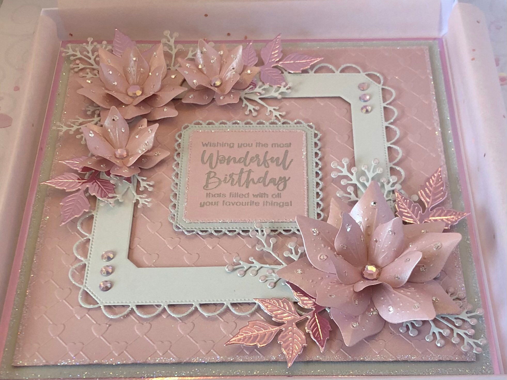 Luxury Boxed Handmade Birthday Card Etsy
