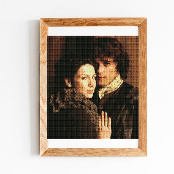 Outlander Love #P1612 Embroidery Cross Stitch Pattern Download | Stitching | Cross Stitch Designs | Stitch Design | Cross Designs