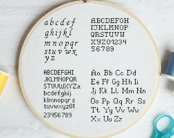 Letters #P1615 Embroidery Cross Stitch Pattern Download | Stitching | Cross Stitch Designs | Stitch Design | Cross Designs