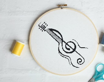 Love for music #P623 Embroidery Cross Stitch Pattern Download | Stitching | Cross Stitch Designs | Stitch Design | Cross Designs