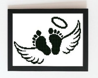 Angel #P1044 Embroidery Cross Stitch Pattern Download | Stitching | Cross Stitch Designs | Stitch Design | Cross Designs