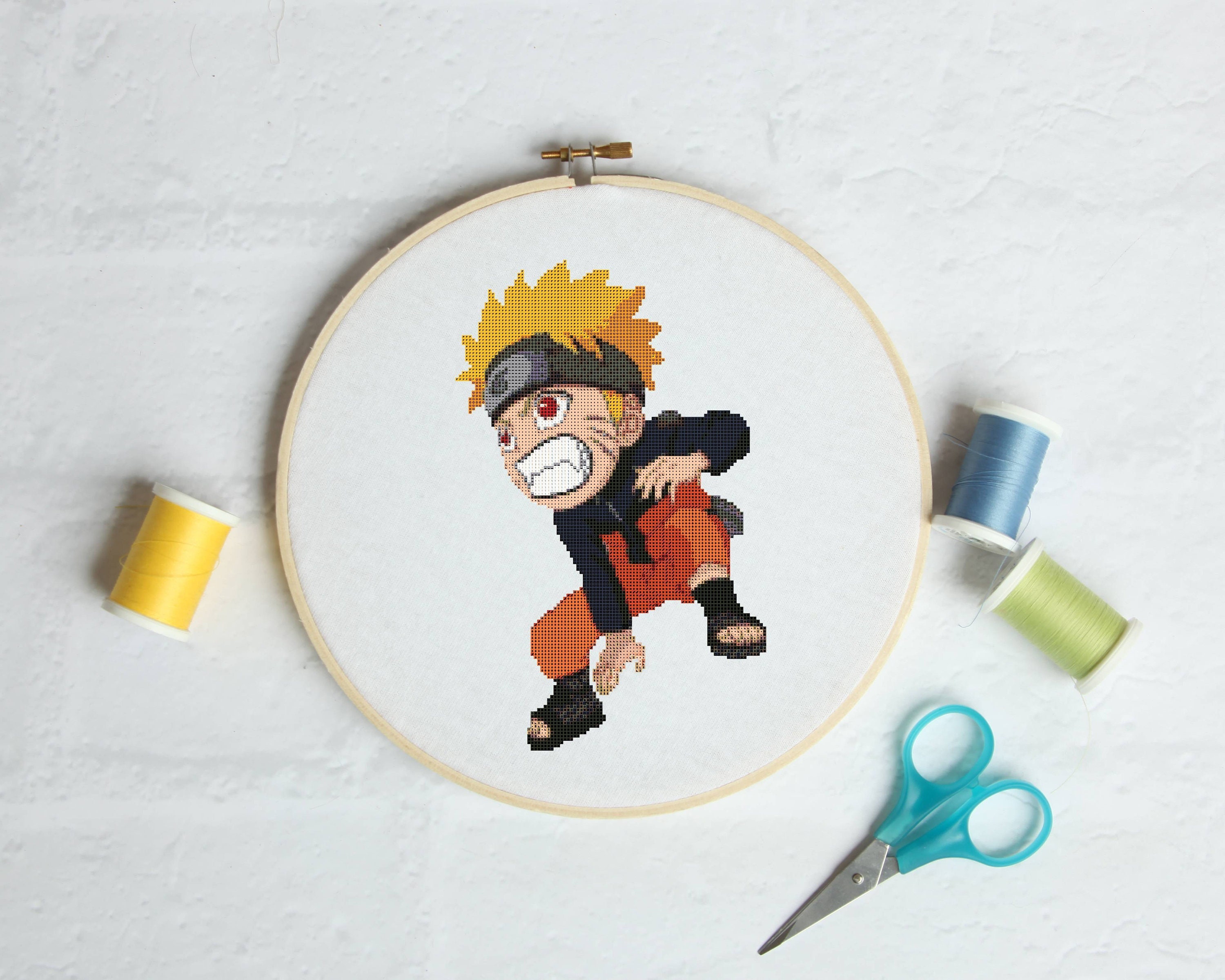 Matriz de bordado simbolo Gaara Naruto