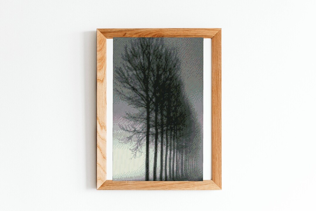 Sad Trees P1232 Embroidery Cross Stitch Pattern Download Stitching ...