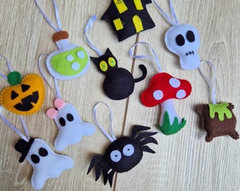 Handmade Halloween ornaments