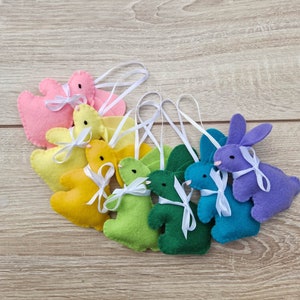 Easter rabbit Felt Easter tree ornaments