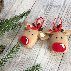 Christmas ornaments handmade Christmas tree decorations Felt Christmas Ornaments Felt Christmas Ornament Christmas felt decor Holiday decor