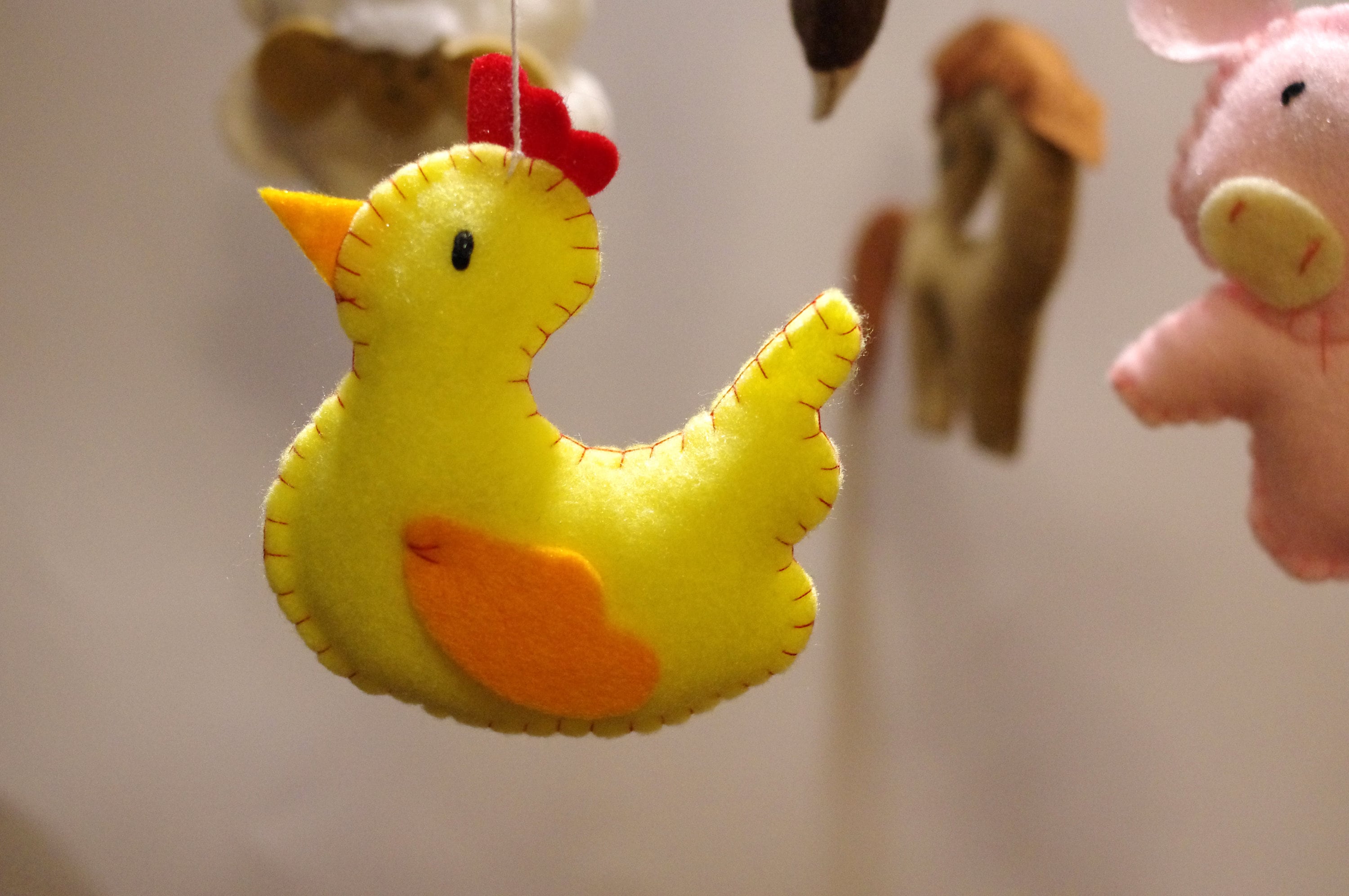 Farm Animal Baby Crib Mobile for Nursery Etsy