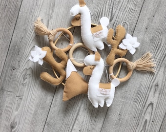 Llama mobile handmade