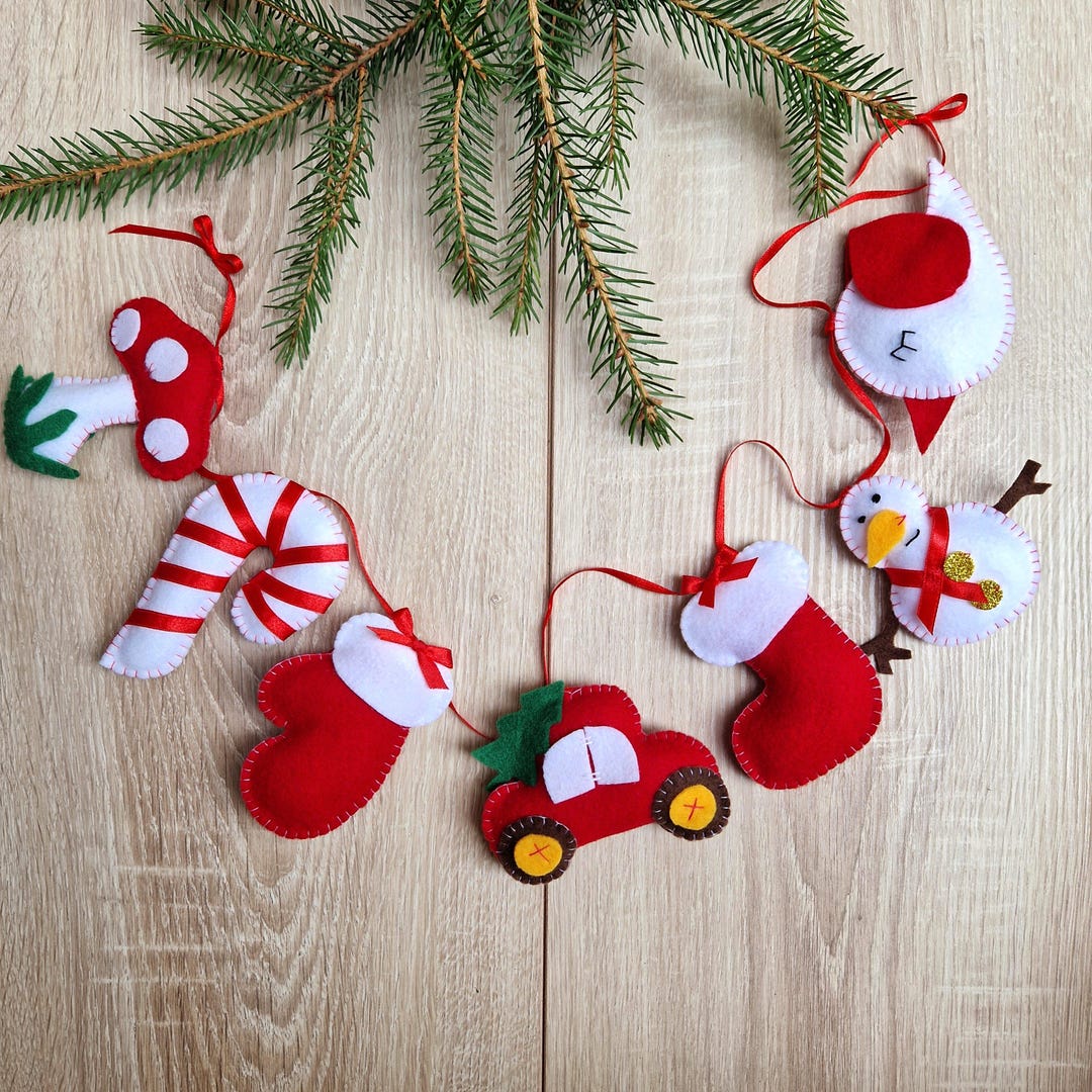 Guirlande Décorative Christmukkah - 3 Banderoles Pailletées Pour Noël Et Hanouka