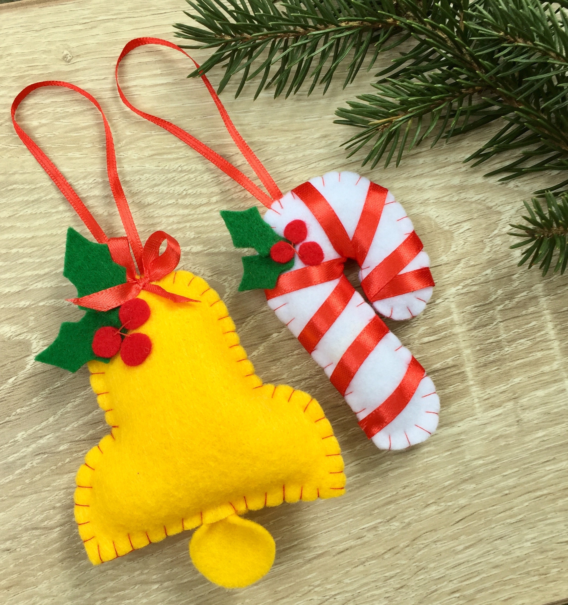 Needle felting supplies JINGLE BELLS, Christmas bells Christmas crafts –  Feltify