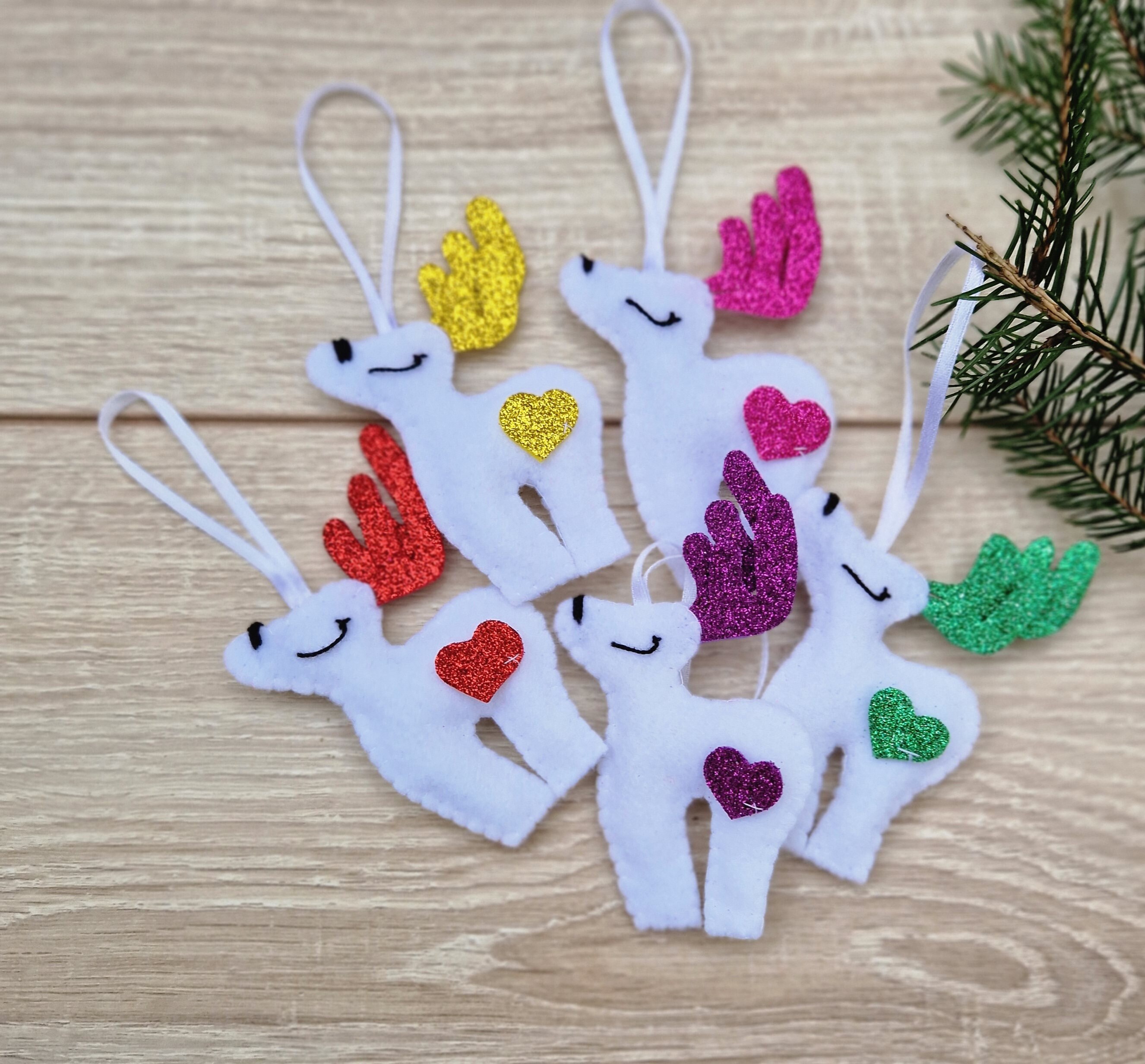 クリスマスのトナカイ5セット