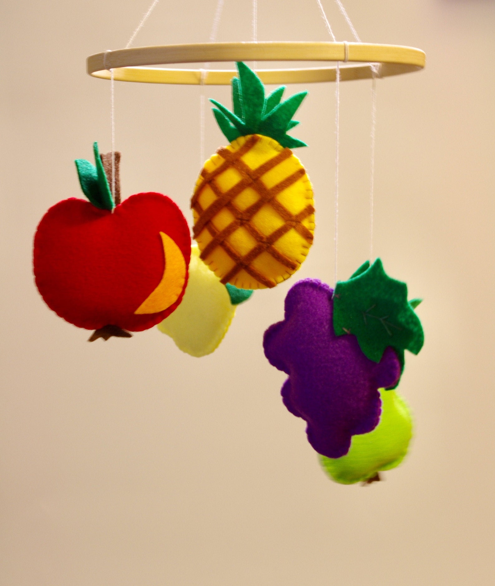 Fruit mobile Baby mobile fruits Baby mobile Baby crib Etsy
