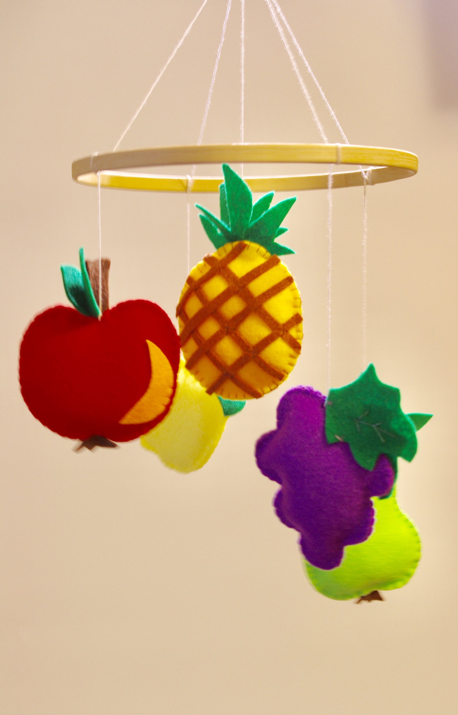 Fruit mobile Baby mobile fruits Baby mobile Baby crib Etsy