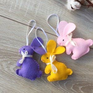 Filz Osterhase Ornament